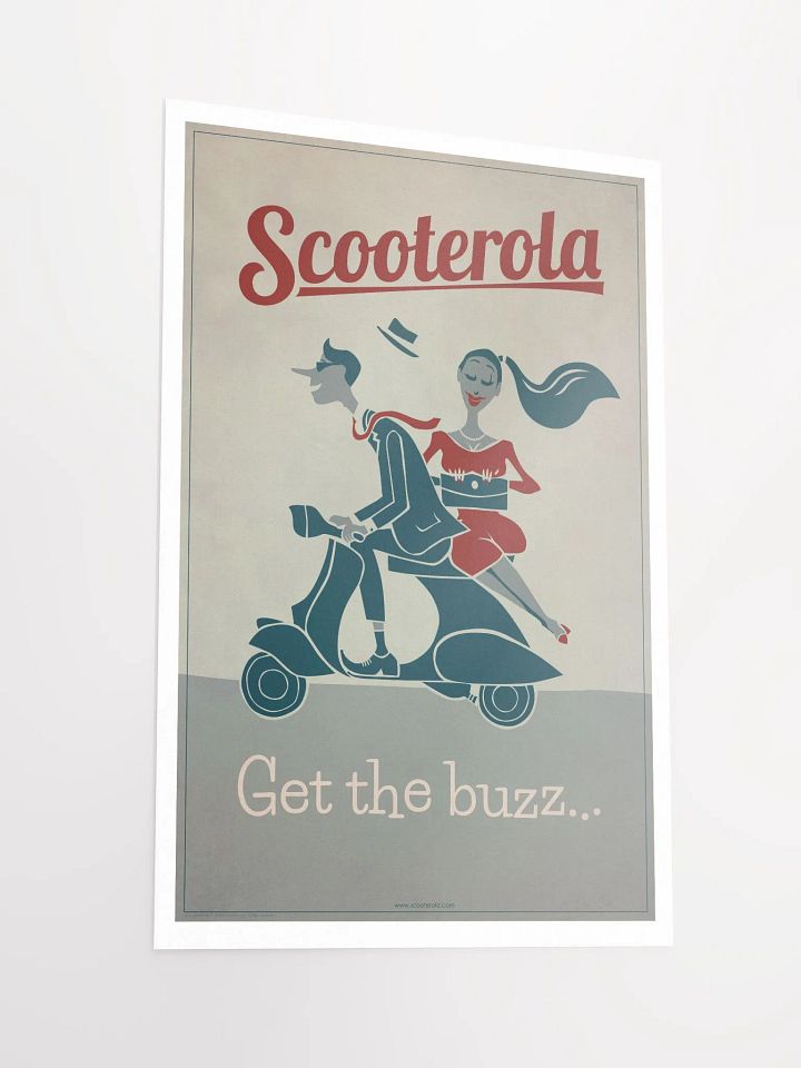 Get the Buzz Scooter Vintage Art product image (6)