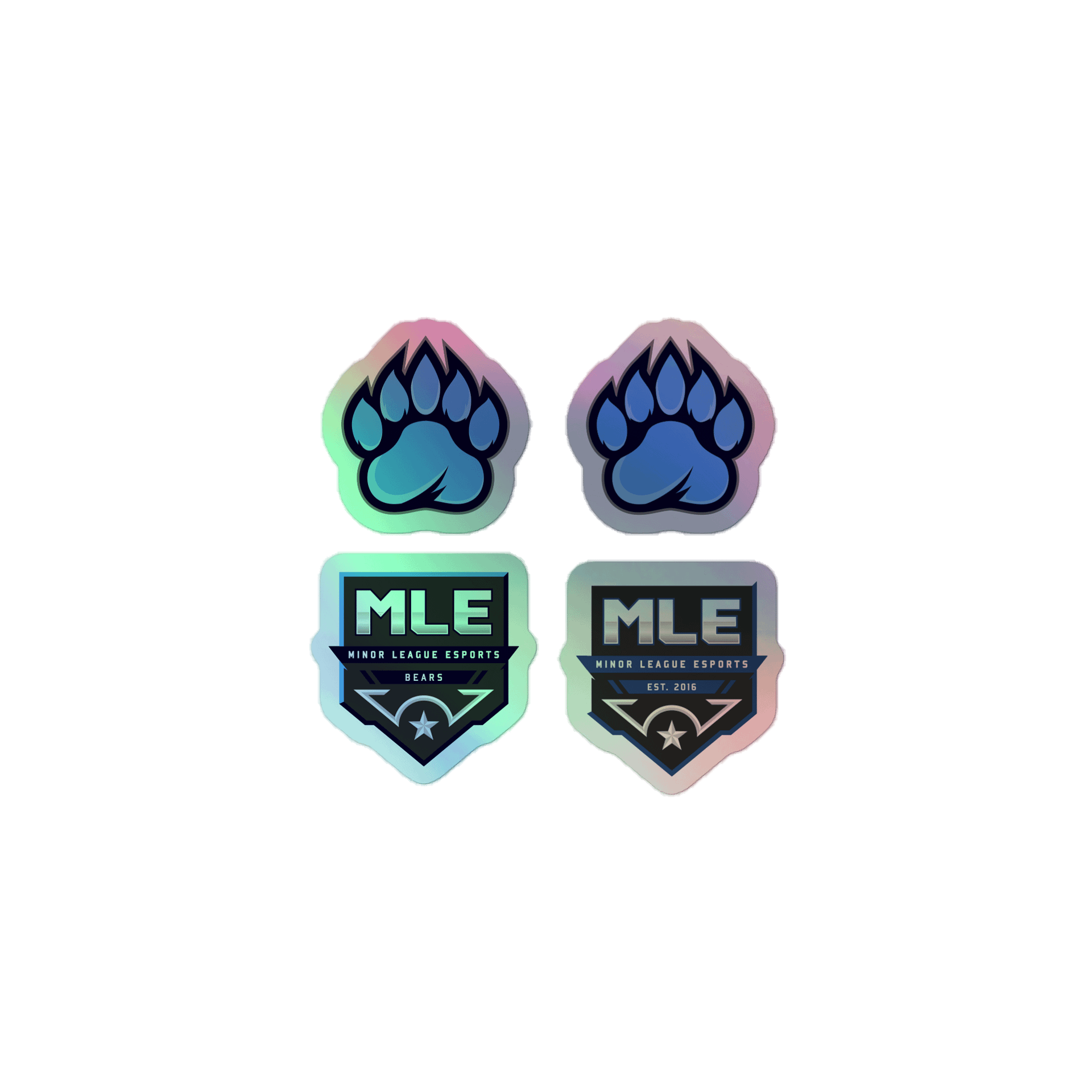 Bears Holographic Sticker Set product image (1)