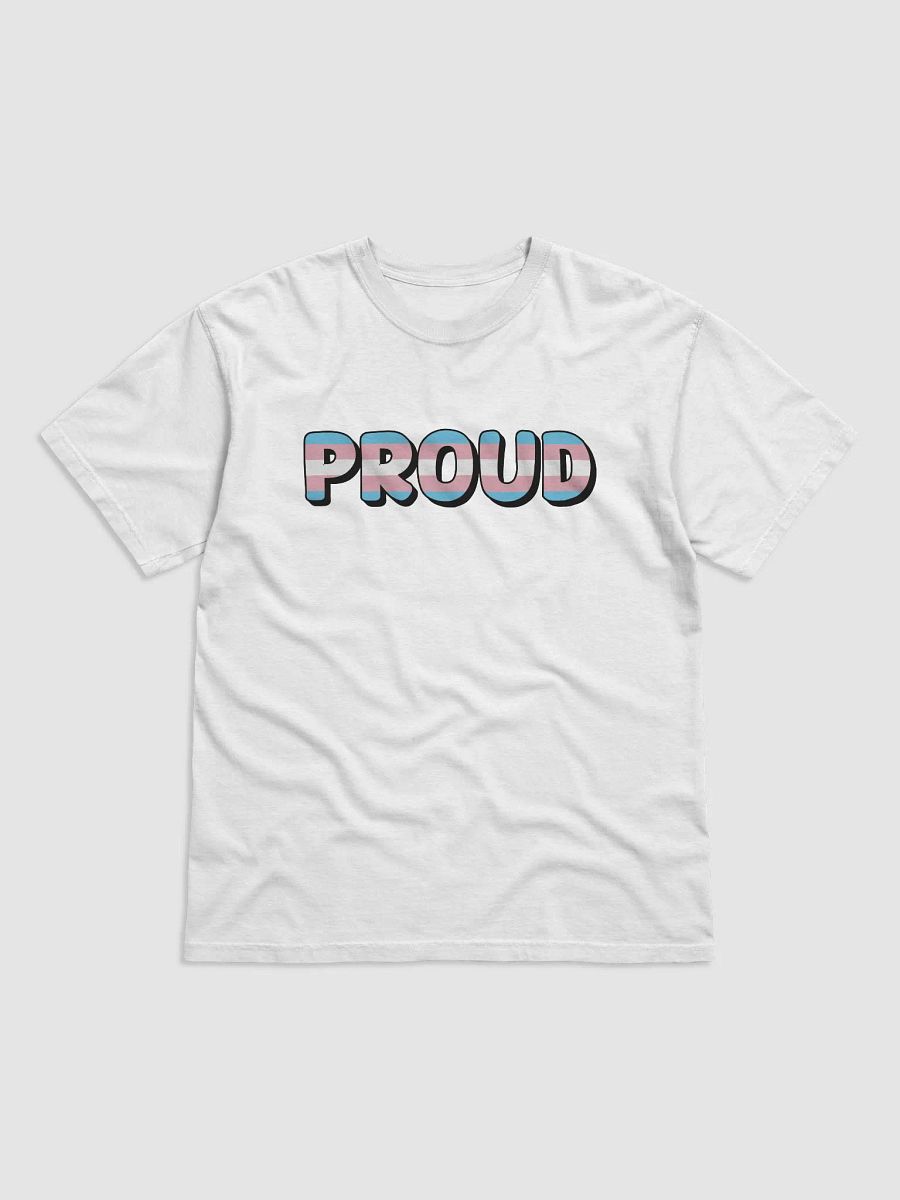 The 'PROUD trans' T-Shirt - White product image (1)