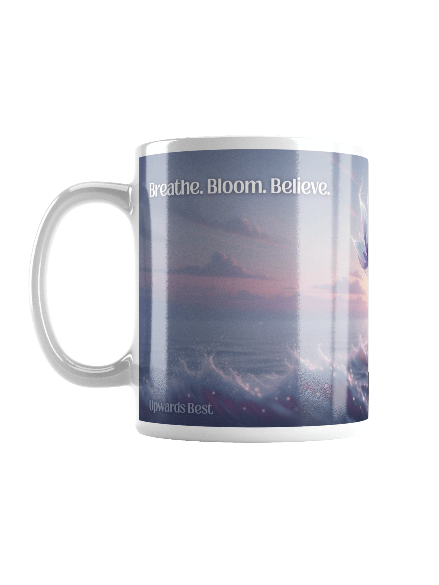 Breathe. Bloom. Believe. Momentum Mug – Pastel Bloom product image (5)