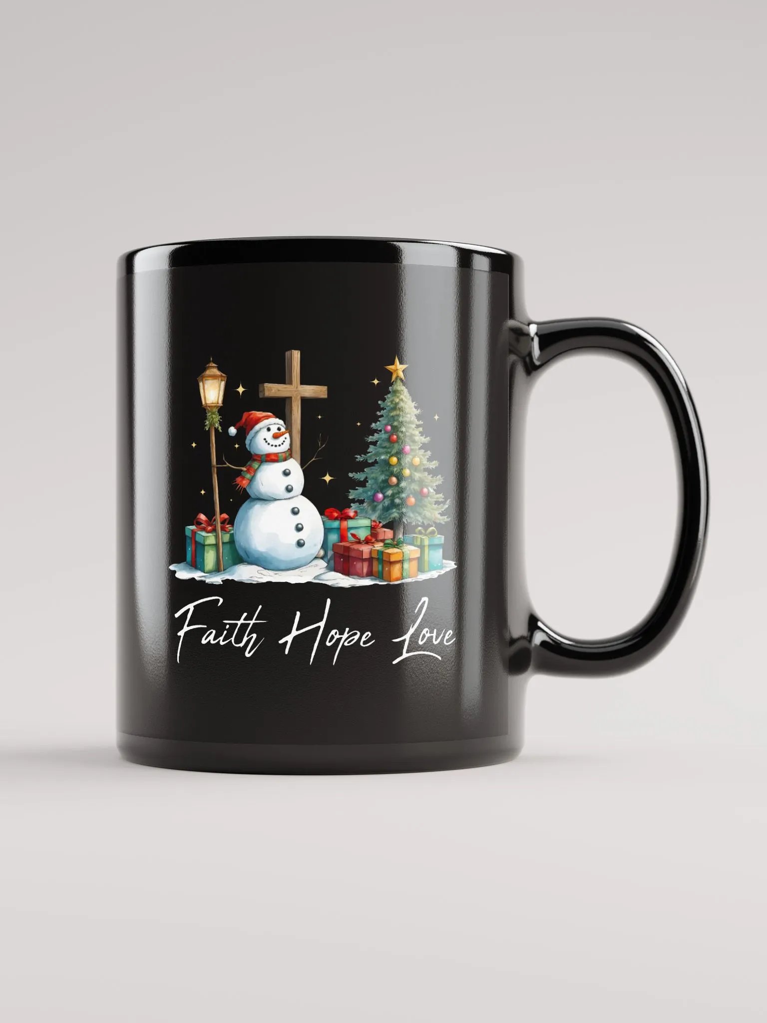 Faith Hope and Love Christmas Mug product image (2)
