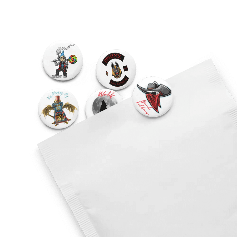 5 Piece Pin Set. Collectors Edition. product image (4)