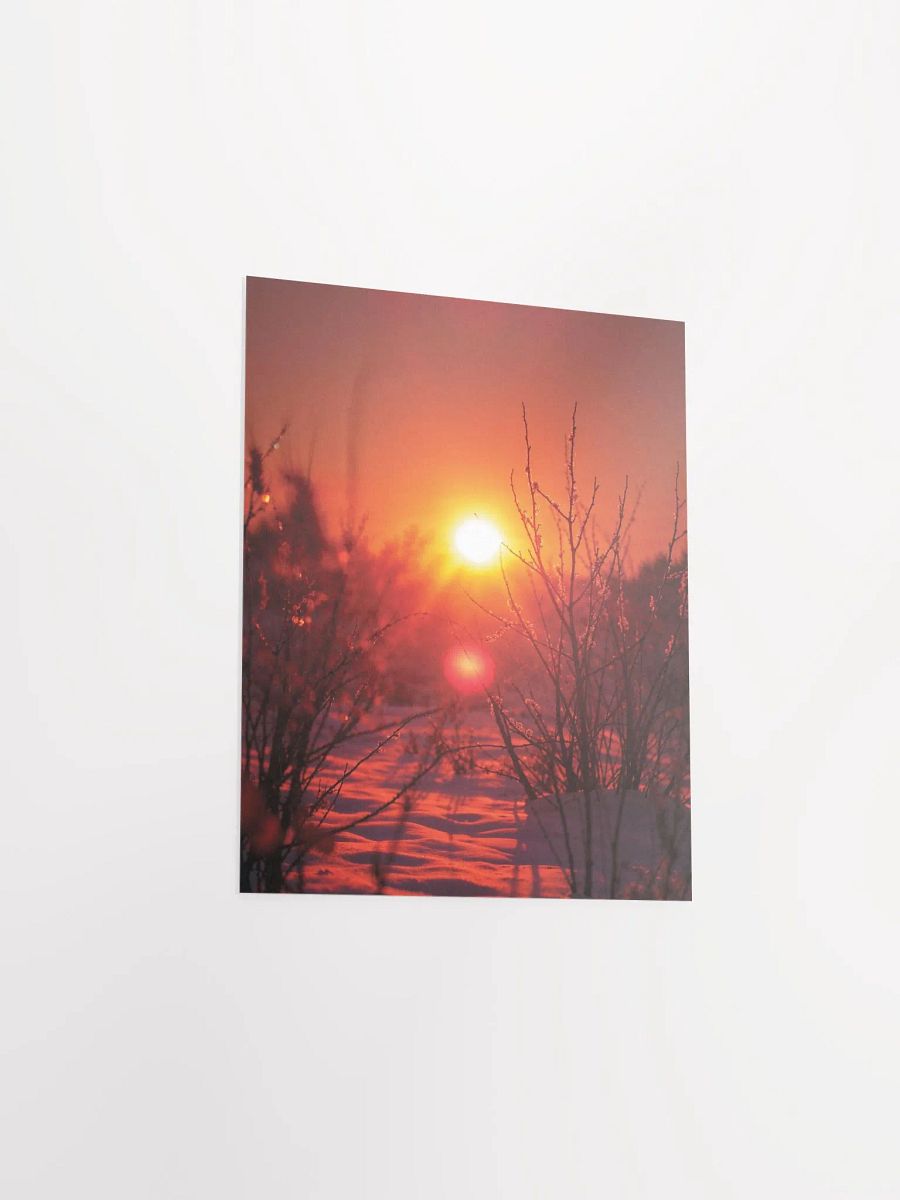 Winter Glow Matte Poster product image (26)