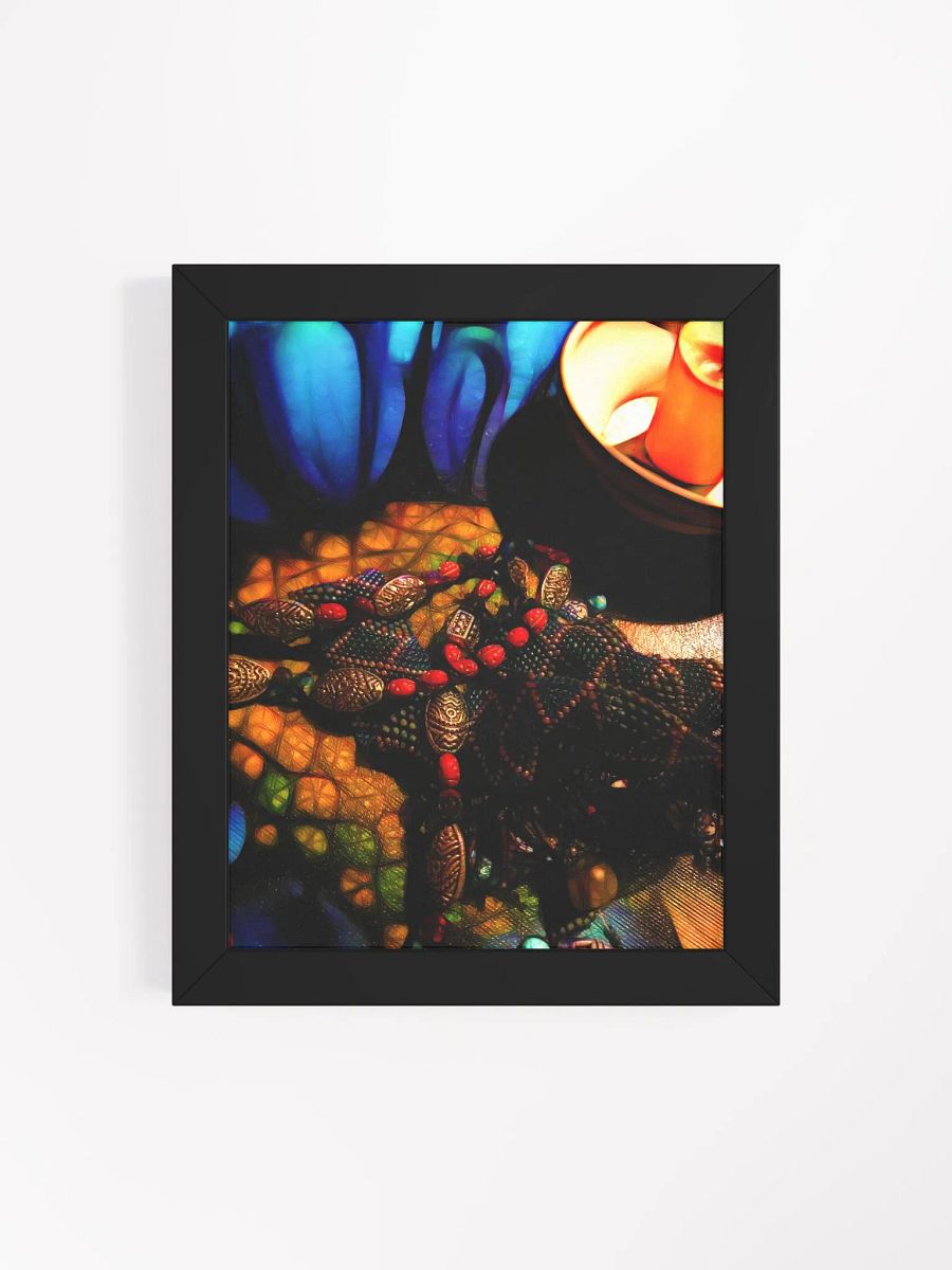 Good Luck Lady Bug Bead Still Life Framed Poster product image (124)