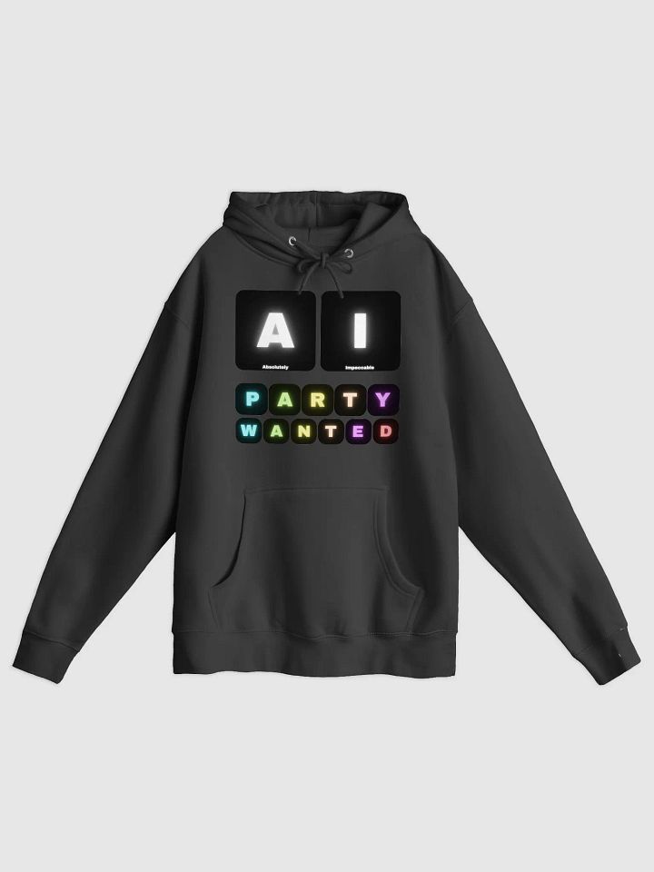AI PARTY WANTED Premium Hoodie product image (1)