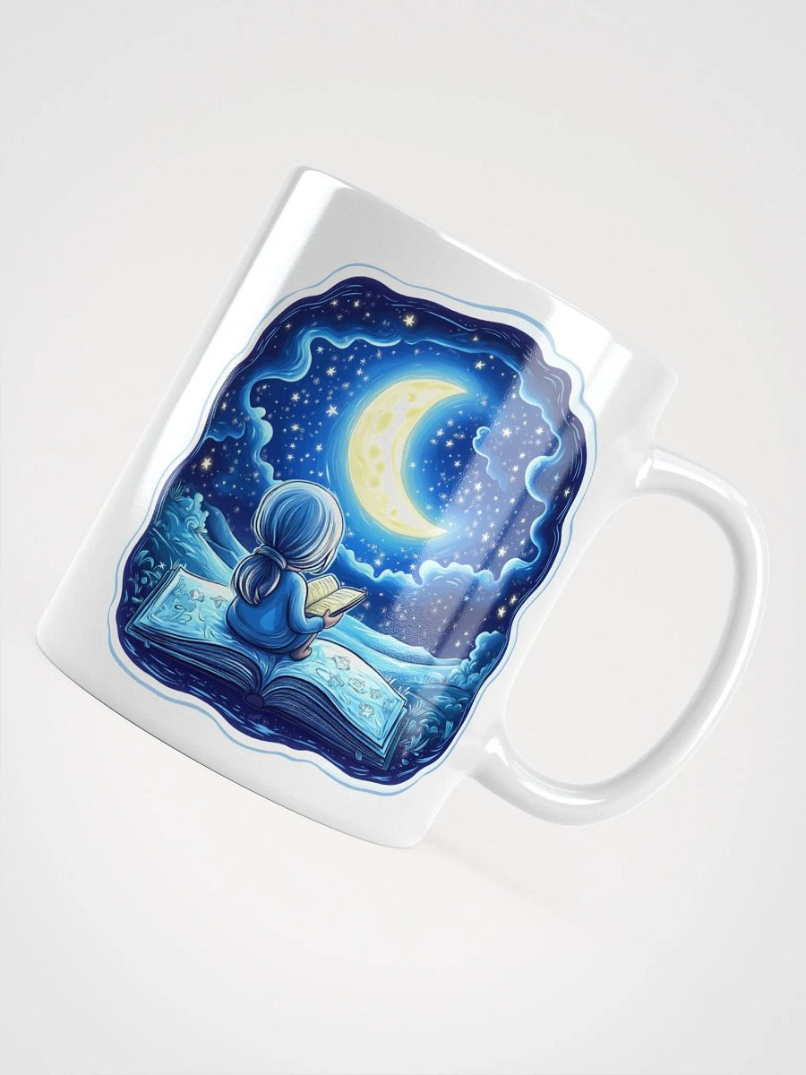 Moonlit Storytime White Mug product image (10)