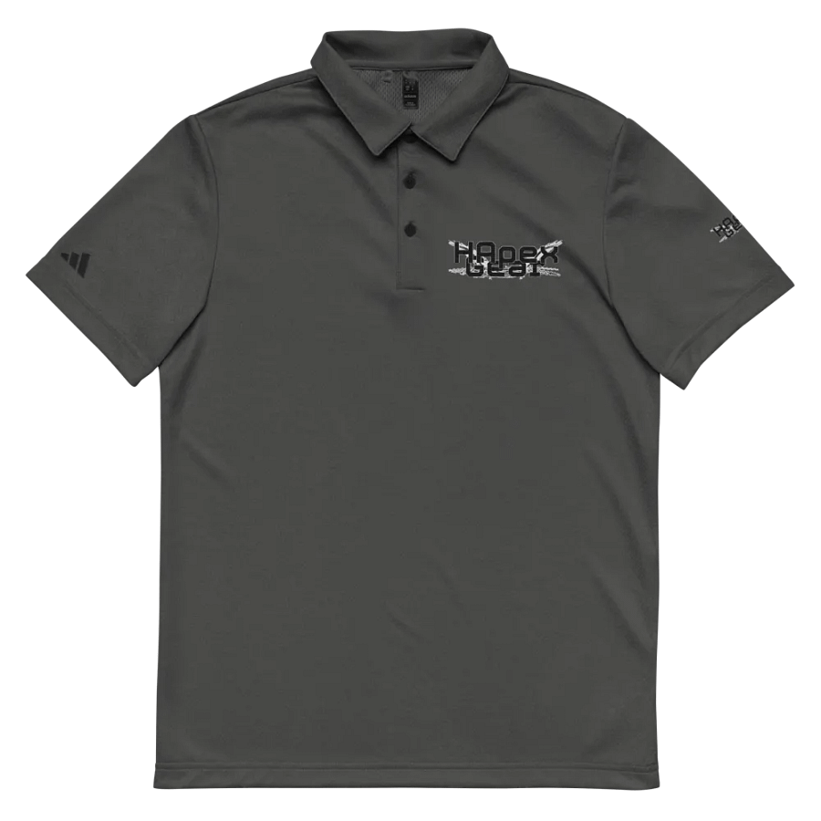 Space-Dyed Polo Shirt - Embroidered - Black HApex Gear Black Logo product image (11)