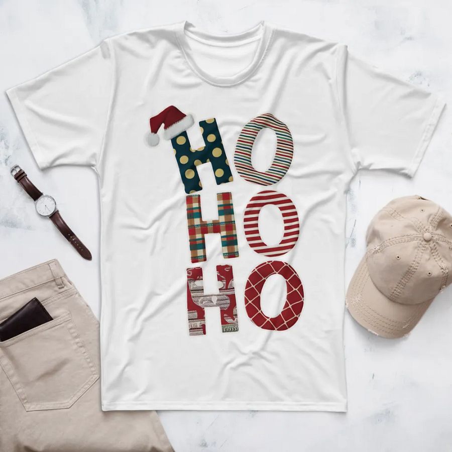 HO HO HO Text T Shirt product image (7)