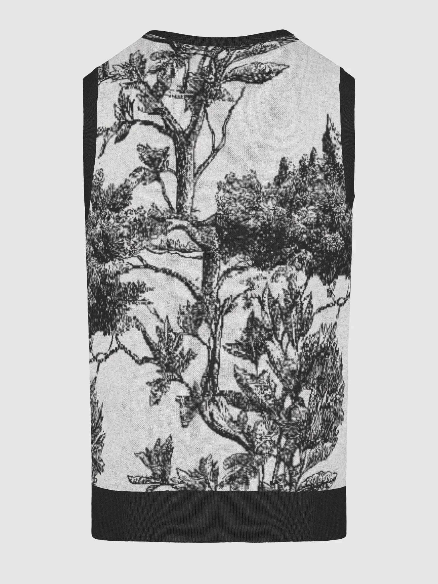 Blossom Knitted V-Neck Vest product image (2)