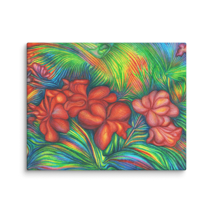 Blank Canvas Collection - Tropical Red Flowers product image (1)
