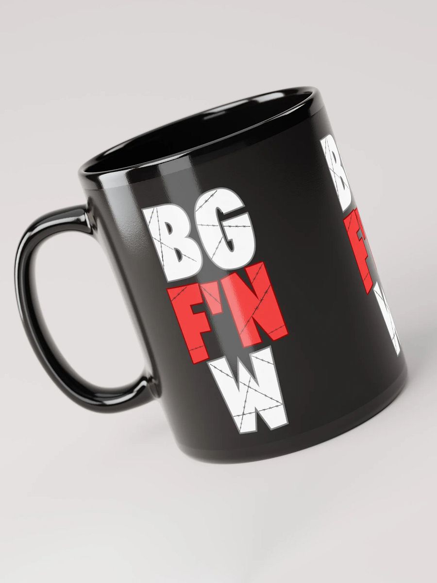Red FN Black Glossy Mug product image (6)
