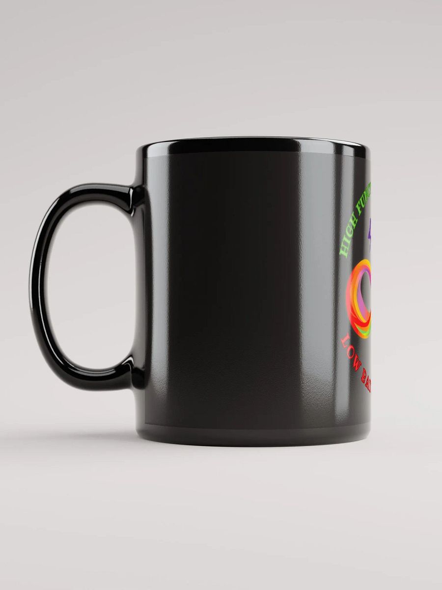High Functioning Sapphic Low Battery Autist - Black Mug product image (5)
