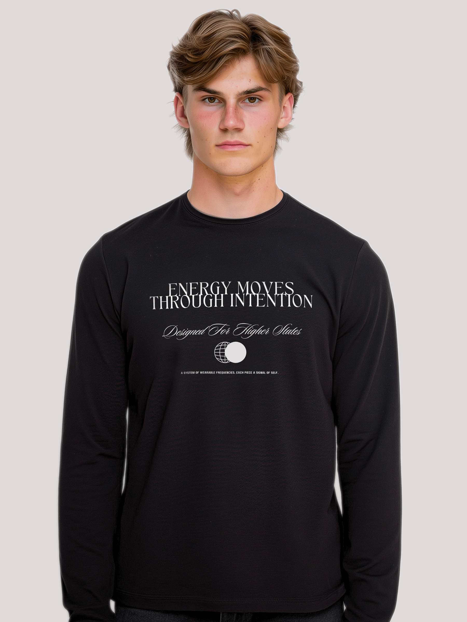 Quiet Power Crewneck – Black Signal / Capsule 01 product image (3)