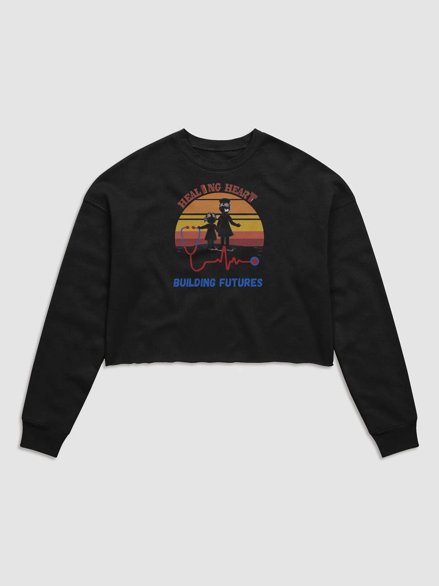 Healing Heart Nurse & Child Crop Sweatshirt product image (3)