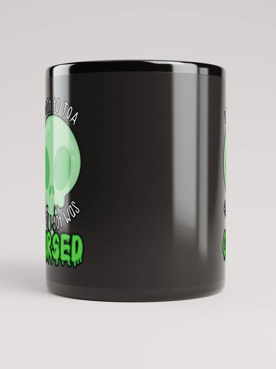 All I Got Was Cursed - Monk - Black Glossy Mug product image (5)