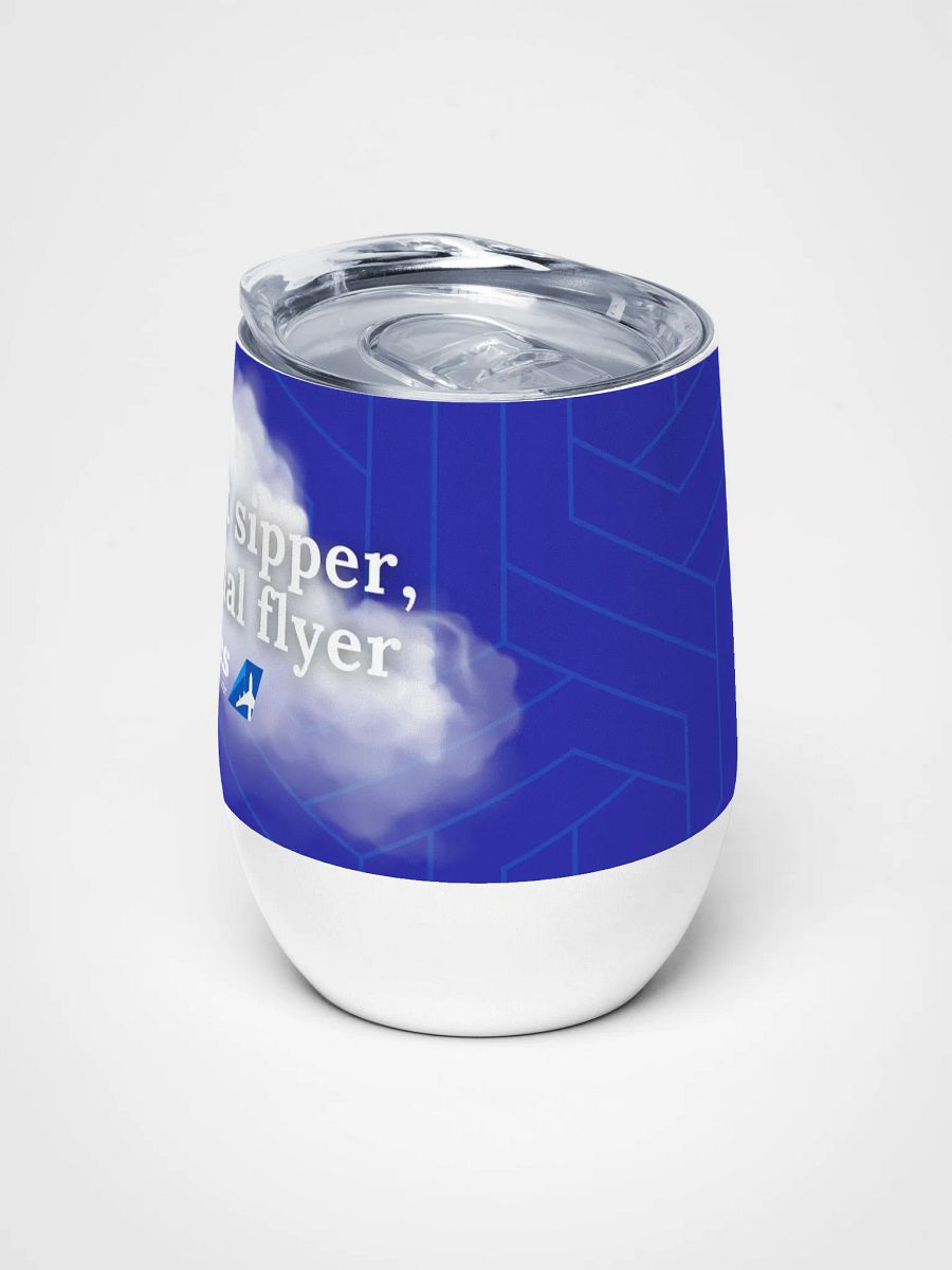 🍷 Frequent Sipper, Occasional Flyer - Traveller’s Wine Tumbler product image (6)