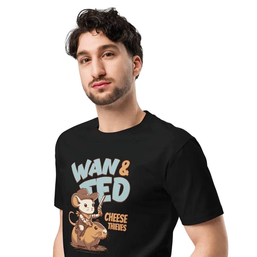 WAN & TED Cowboy Mouse Unisex T-Shirt product image (6)