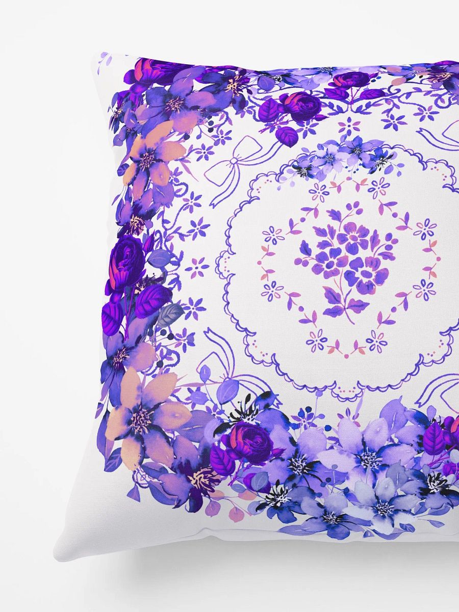 Violet Floral Blossom Pillow product image (3)