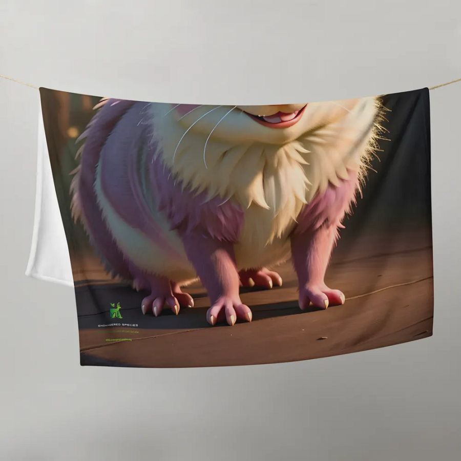 Endangered Species - Mexico - Opossum Throw Blanket product image (10)
