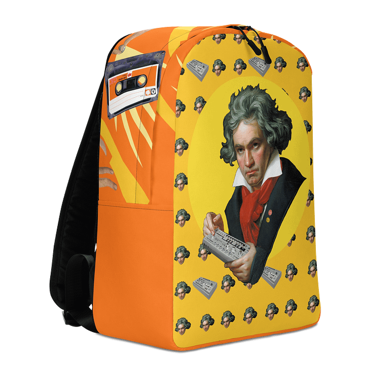Roland van Beethoven , Roland TB 303 tribute by Frank Fonik Techno EDM Backpack product image (1)