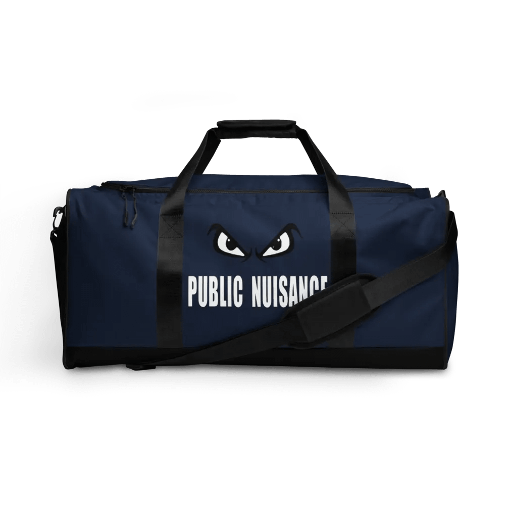 Public Nuisance: Navy Blue Duffle Bag product image (1)