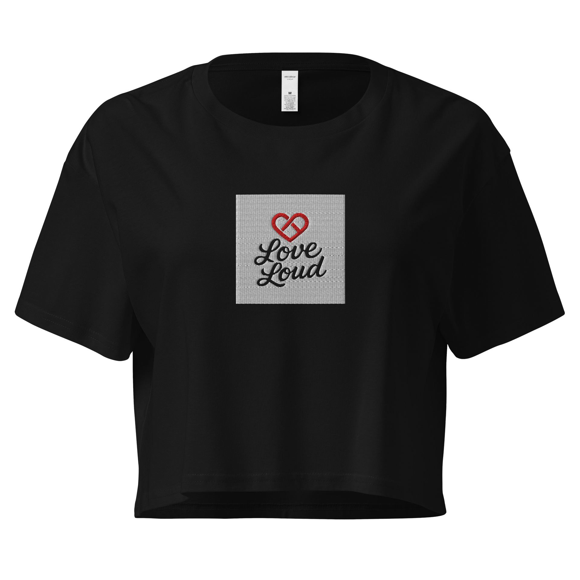 Love Loud Heart Women's Crop Top product image (1)