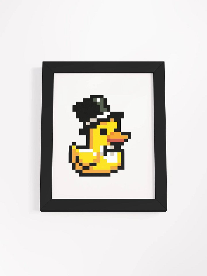 Dapper Duck Framed Matte Poster product image (1)