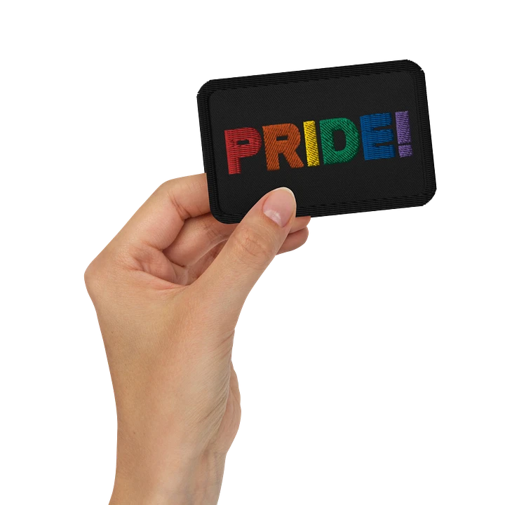 Rainbow Pride Embroidered Patch product image (2)