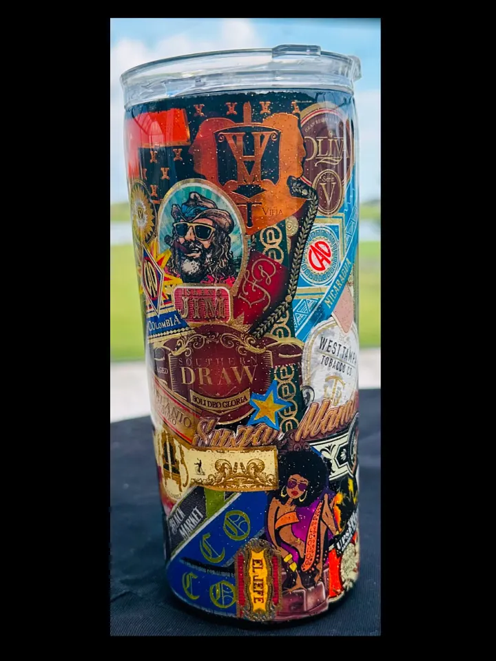 20 oz Cigar Label Tumbler product image (1)