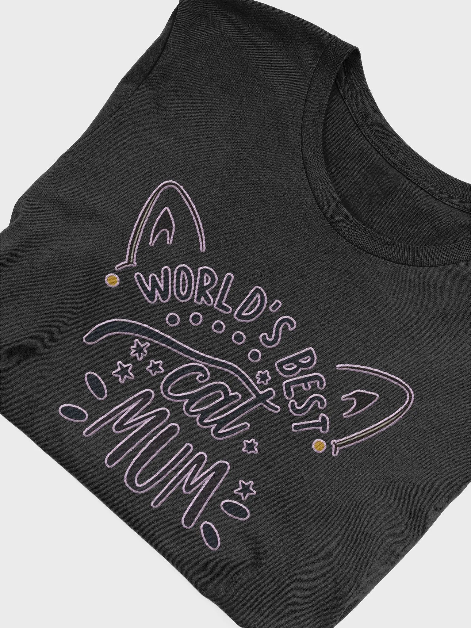 World's Best Cat Mum Supersoft T-Shirt product image (5)
