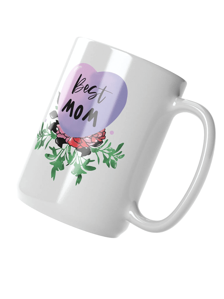 Floral Heart Best Mom Mug product image (3)