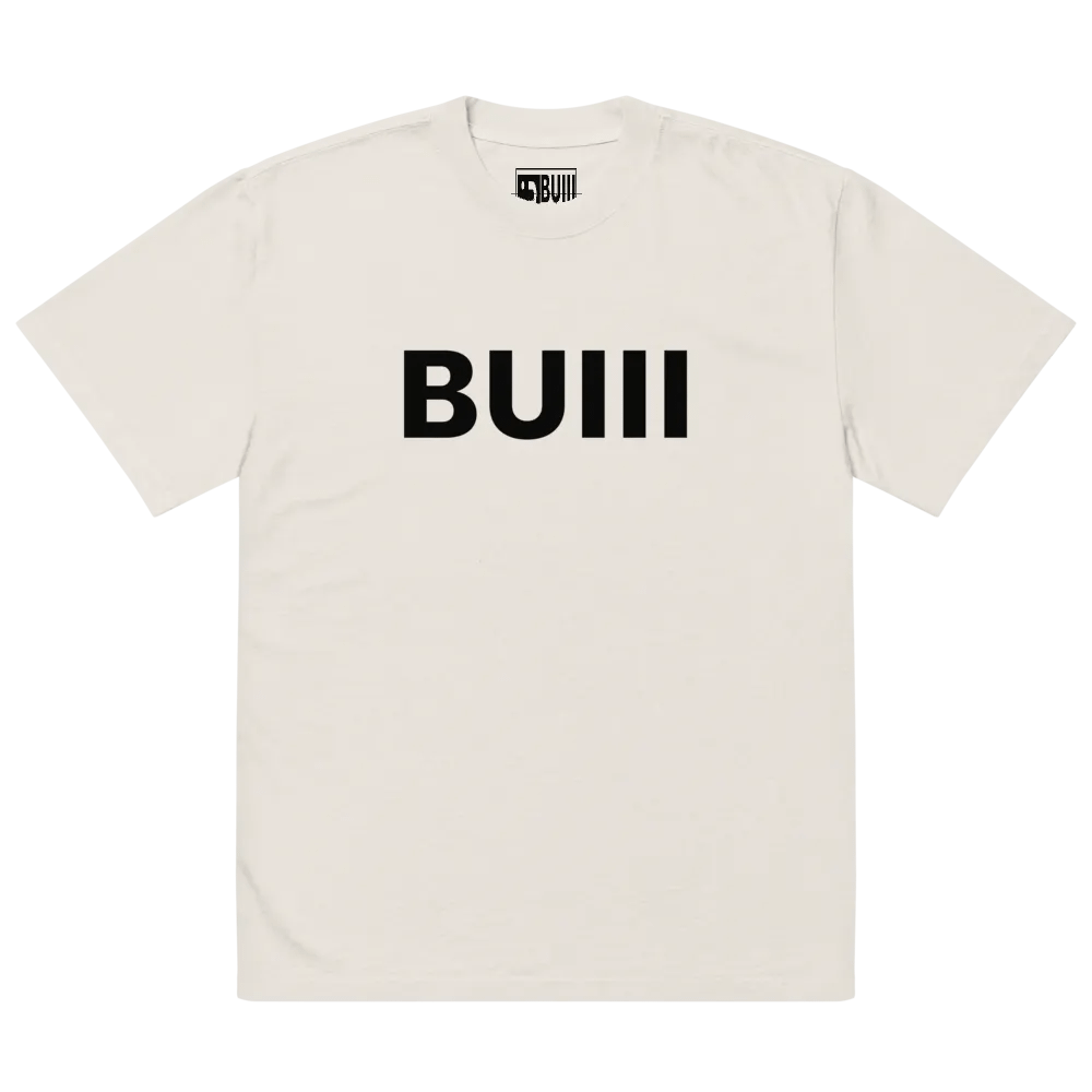 BUIII Originals Logo Premium Oversized T-shirt product image (9)