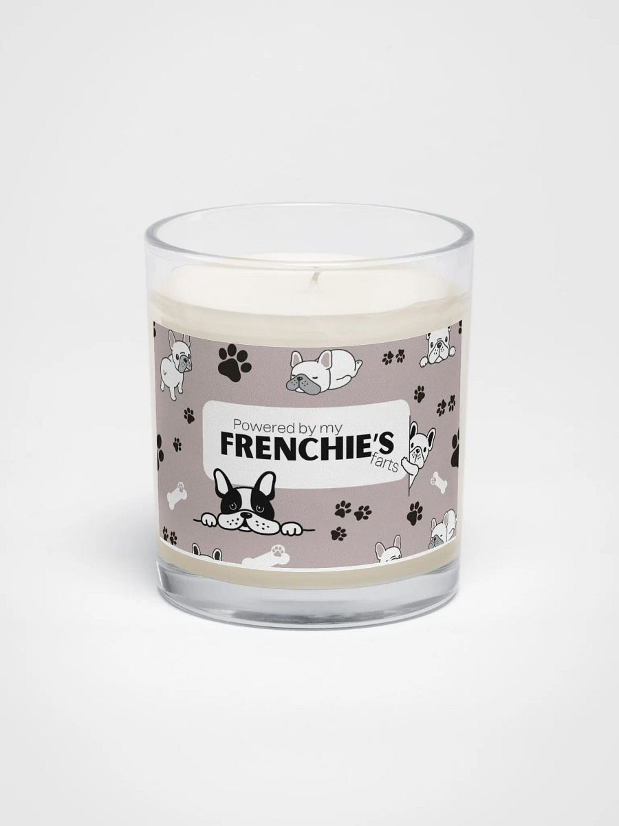 Happy Mother's Day To A Frenchie Mom: Unscented Soy Candle - Powered By My Frenchie's Farts product image (3)
