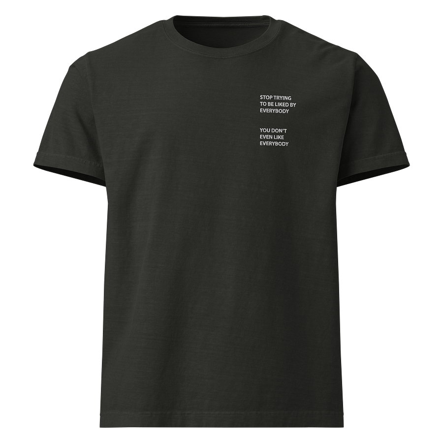 Stop Embroidered T-Shirt product image (13)