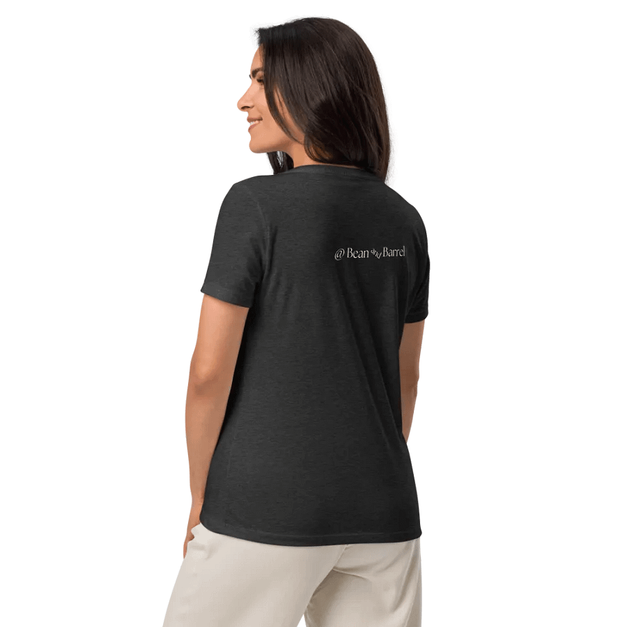 Bean and Barrel Logo and Channel Womens V-Neck T-Shirt product image (12)