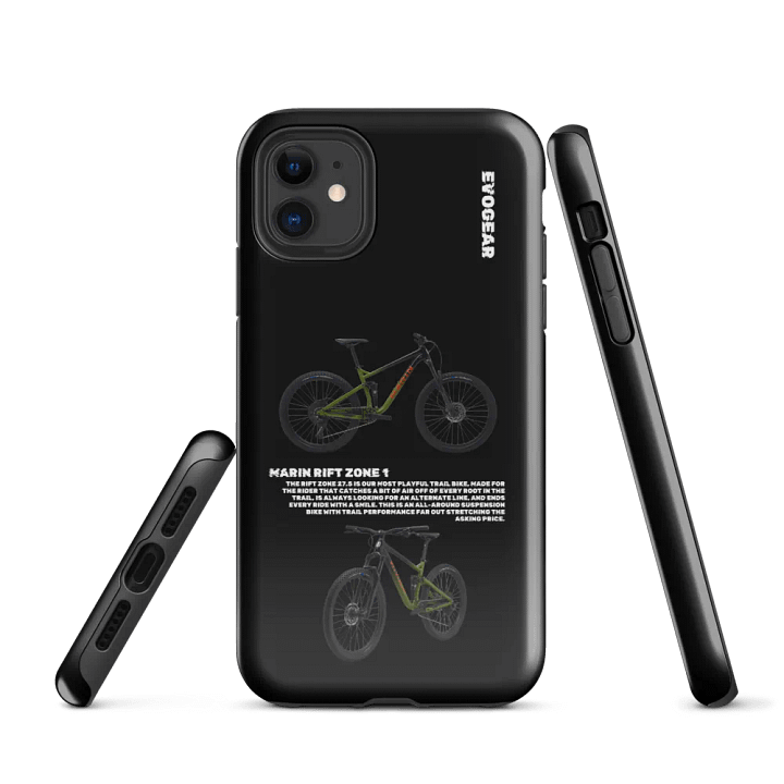 Black Marin Rift Zone 1 iPhone Case product image (1)