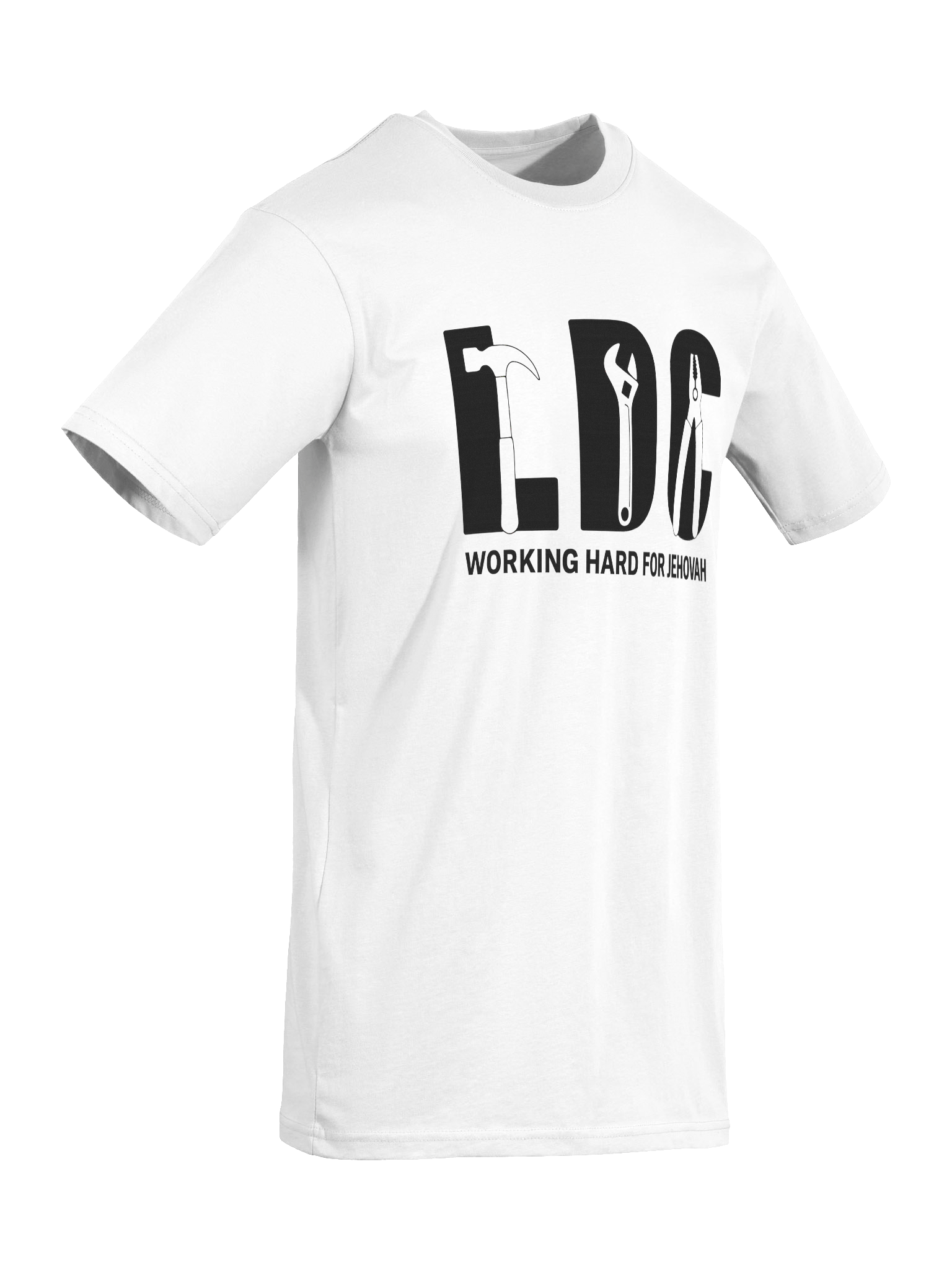 LDC Volunteer Tee – Heavyweight Cotton | Working Hard for Jehovah product image (15)