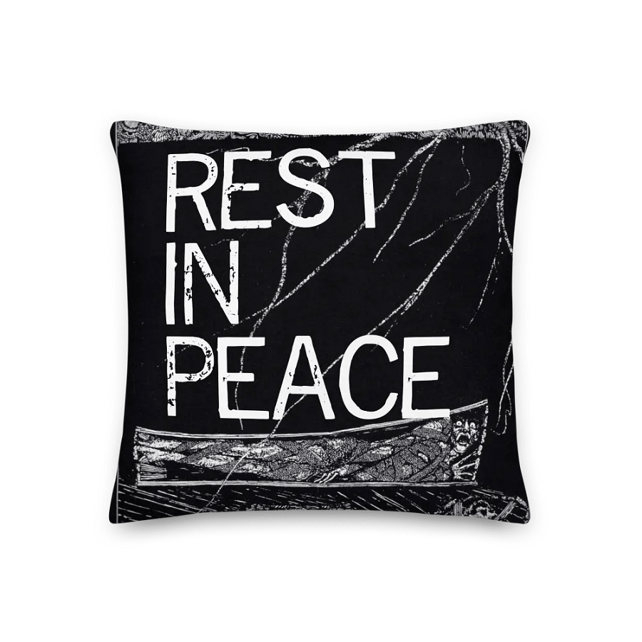Rest in Peace Pillow product image (1)