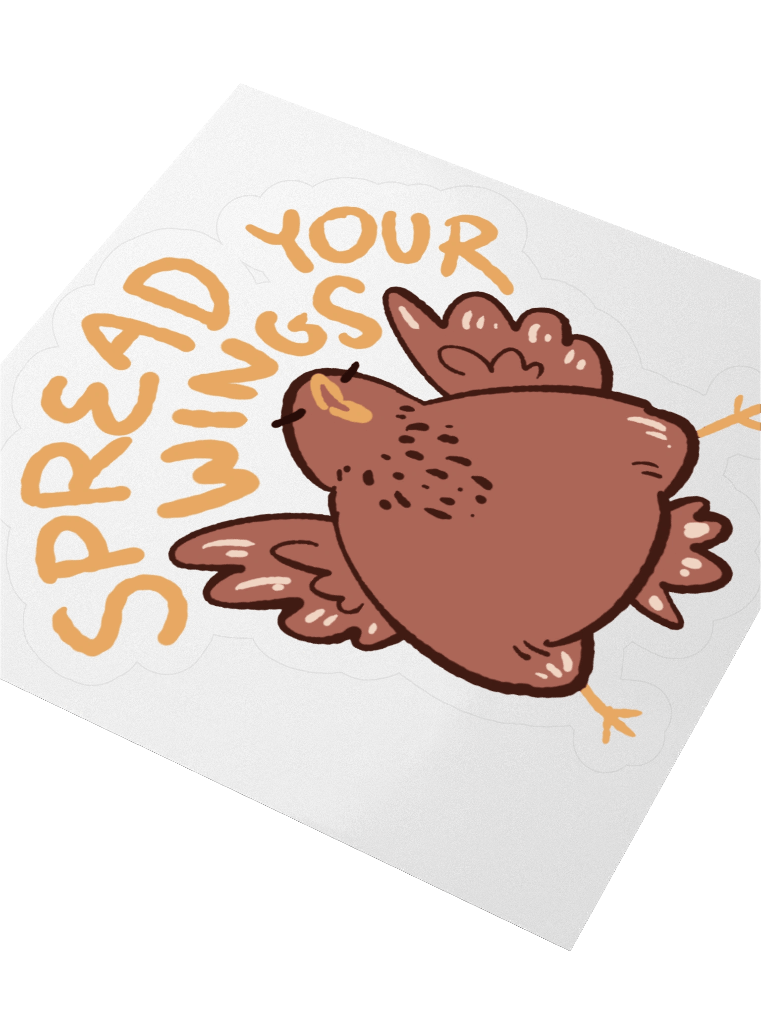 Nuna's chicken "Wings" sticker product image (1)