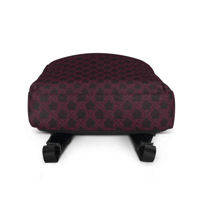 Maroon Hellebore Textile Backpack product image (2)