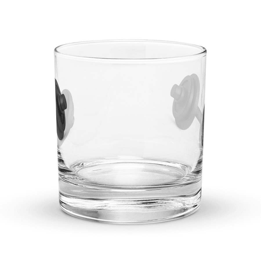Iron Grip Dumbbell on the Rocks Glass product image (4)