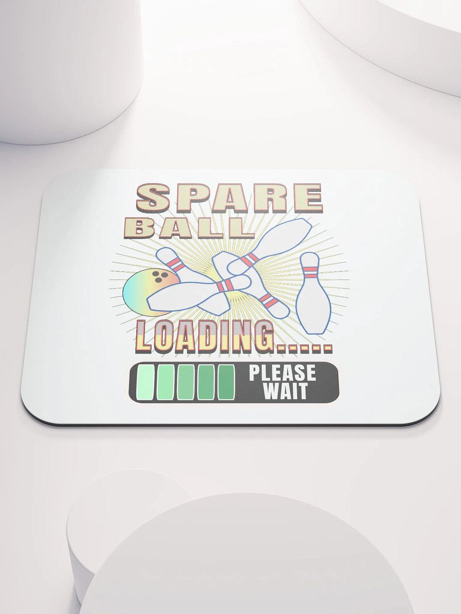 Spare Ball Bowling Loading Mouse Pad product image (1)