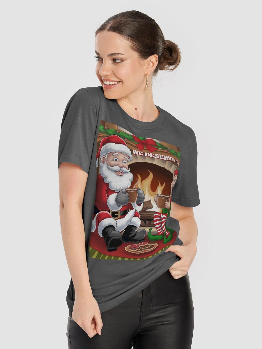 We Deserve This! Santa Claus and An Elf Taking a Break product image (44)