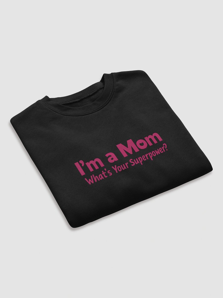 I’m a Mom What’s Your Superpower? Crop Top – Bold Pink Statement for Confident Moms product image (7)