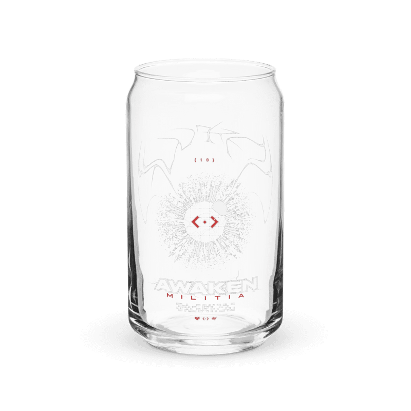 AWAKEN CAN SHAPED GLASS
