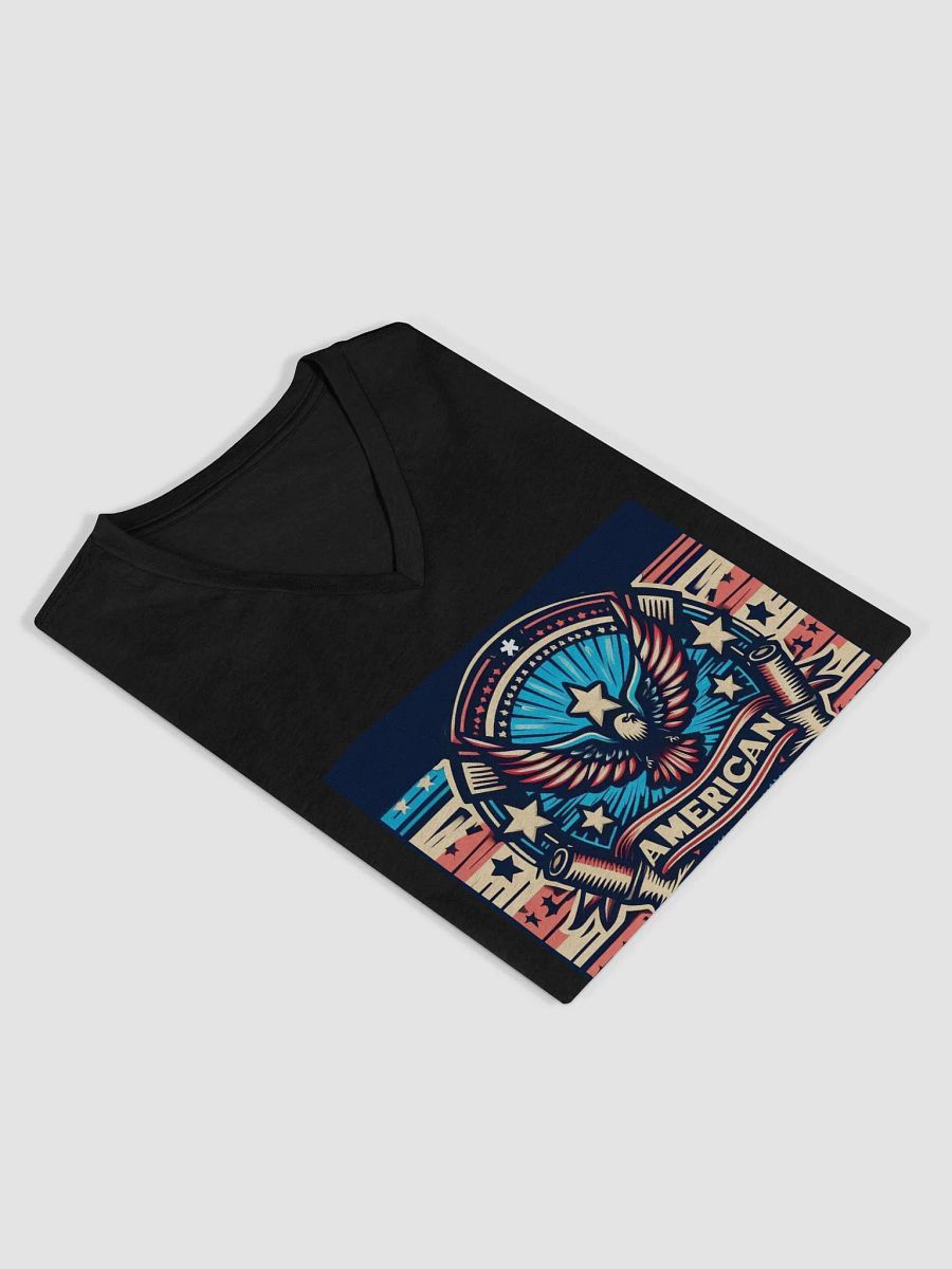 Patriotic Eagle Freedom V-Neck Tee product image (51)