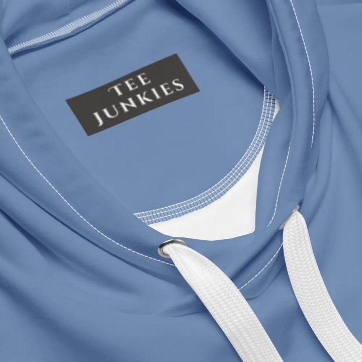 Light Blue Hoodie With Blue Flowers product image (2)