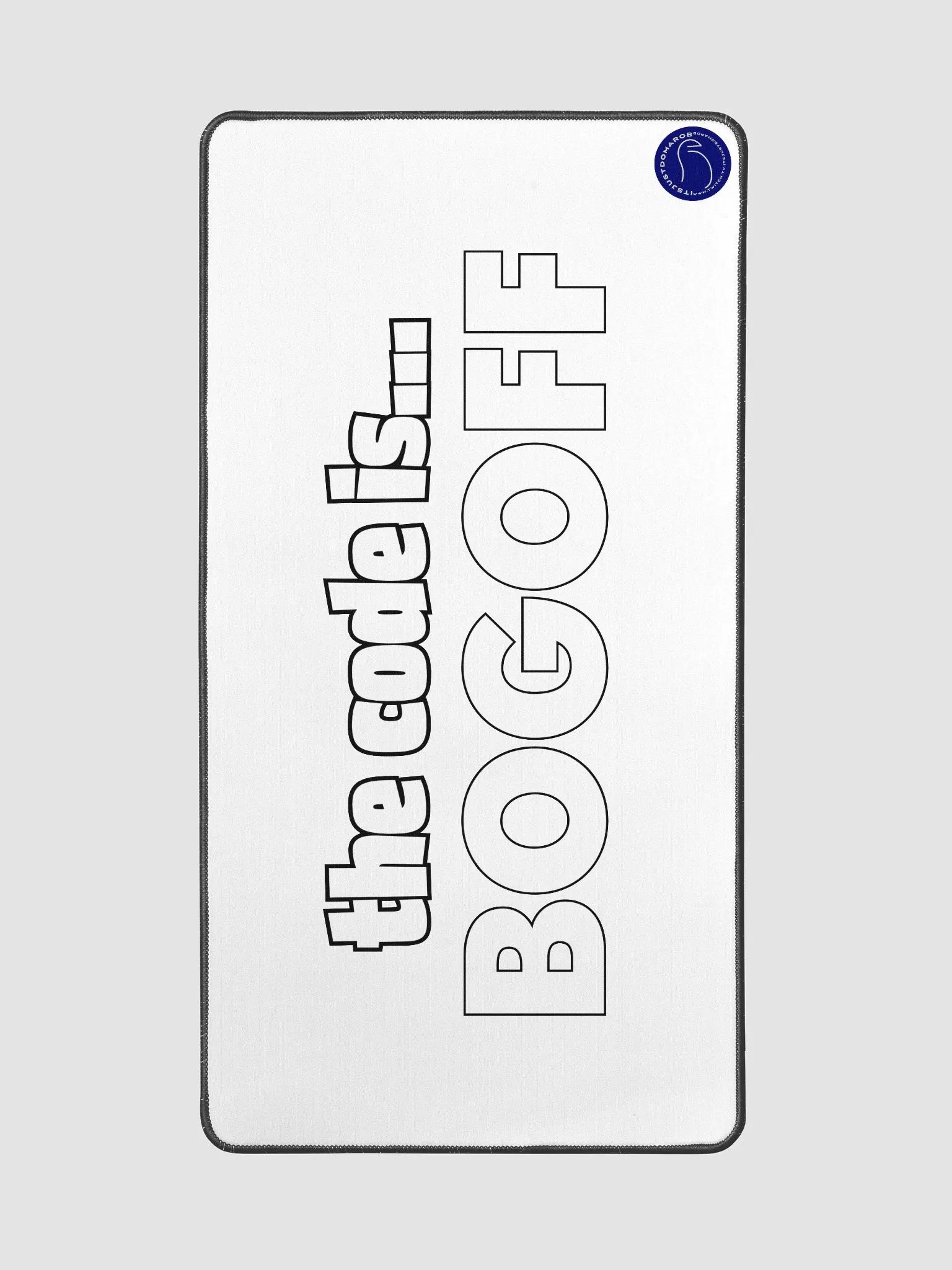 BOGOFF Logo Desk Mat product image (2)