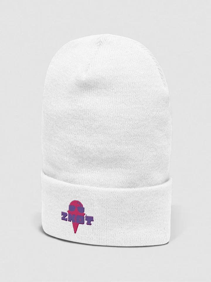 Pink Logo ZKOT Cuffed Beanie - Show your Support with Style - Headwear product image (2)