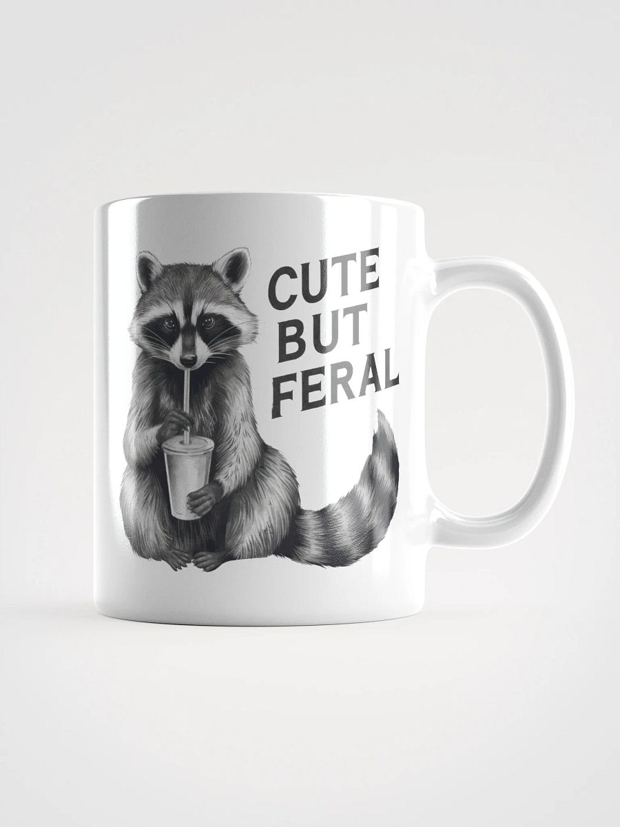 Cute But Feral Raccoon Mug product image (1)